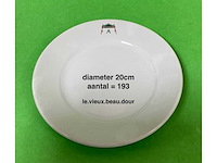 608 witte borden/soepbollen/soepterrines - afbeelding 6 van  9