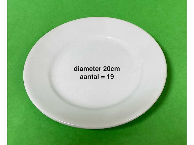 608 witte borden/soepbollen/soepterrines - afbeelding 7 van  9