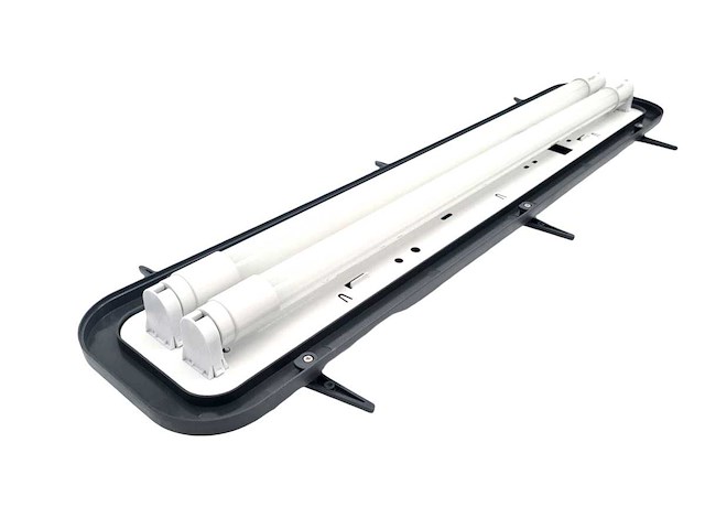 60cm pro dubbele led tl t8 armaturen ip65 met reflector (16x) - afbeelding 3 van  4