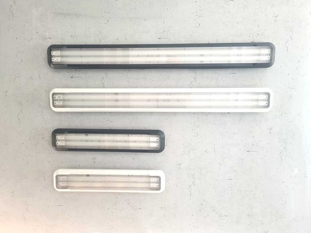 60cm pro dubbele led tl t8 armaturen ip65 met reflector (16x) - afbeelding 4 van  4