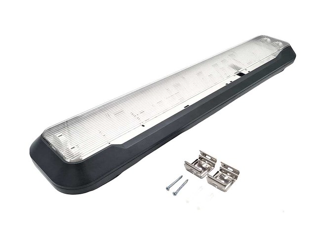 60cm pro dubbele led tl t8 armaturen ip65 met reflector (8x) - afbeelding 2 van  6