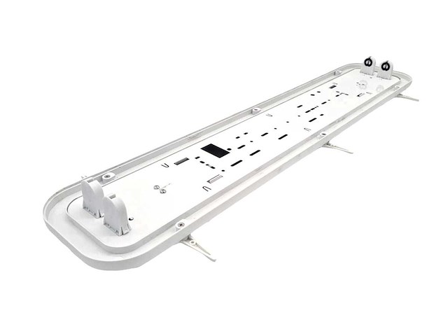 60cm pro dubbele led tl t8 armaturen ip65 met reflector (8x) - afbeelding 7 van  8
