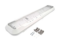 60cm pro dubbele led tl t8 armaturen ip65 met reflector (8x) - afbeelding 5 van  5