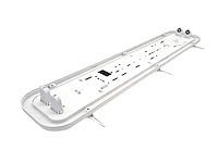60cm pro dubbele led tl t8 armaturen ip65 met reflector(8x) - afbeelding 7 van  7