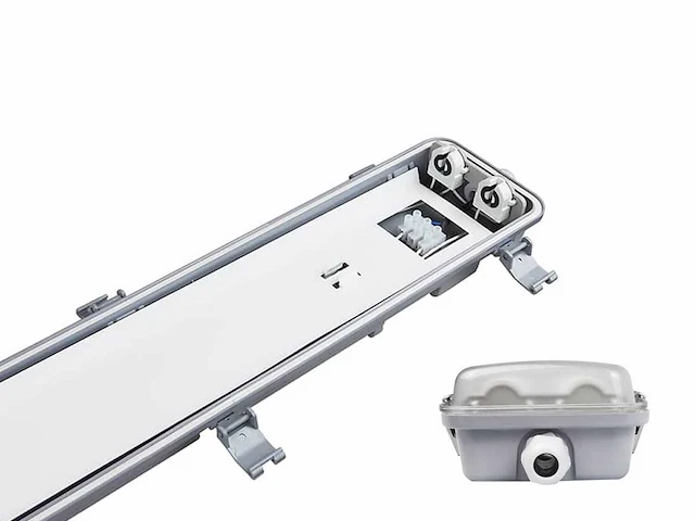 60cm pro dubbele led tl t8 armaturen waterdicht met reflectoren(32x) - afbeelding 4 van  5
