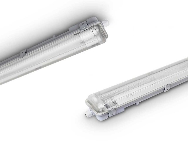 60cm pro dubbele led tl t8 armaturen waterdicht met reflectoren(32x) - afbeelding 2 van  5