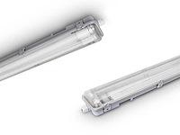 60cm pro dubbele led tl t8 armaturen waterdicht met reflectoren(8x) - afbeelding 4 van  5