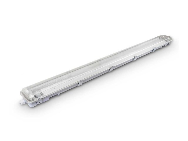 60cm pro dubbele led tl t8 armaturen waterdicht met reflectoren(8x) - afbeelding 2 van  5