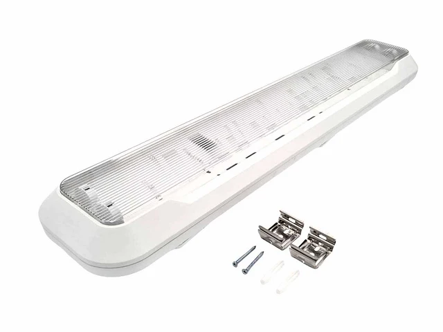 60cm pro dubbele led tl t8 armaturen waterdicht wit met reflector(8x) - afbeelding 8 van  8