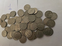 60x belgië: 1-frank munten gemengd (1950–1960) - afbeelding 3 van  5