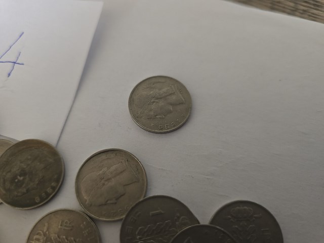 60x belgië: 1-frank munten gemengd (1950–1960) - afbeelding 3 van  6