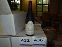60x fles rode wijn, rené bourgeon, givry, 2000, 75cl - afbeelding 1 van  3