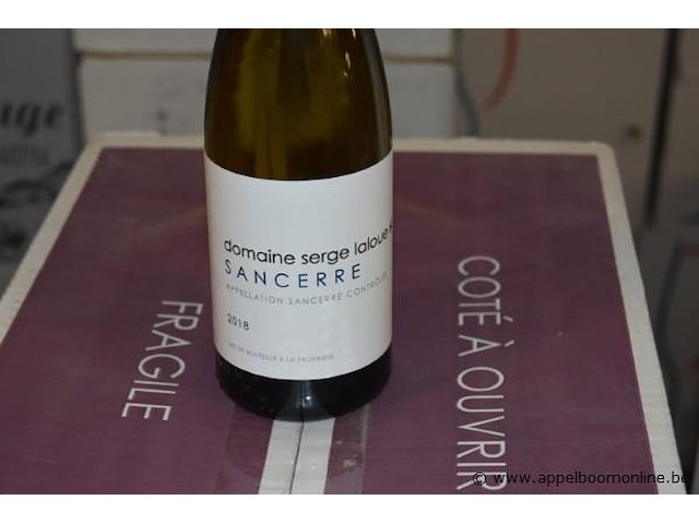 60x fles witte wijn, domaine serge laloue, sancerre, 2018, 375ml - afbeelding 3 van  3