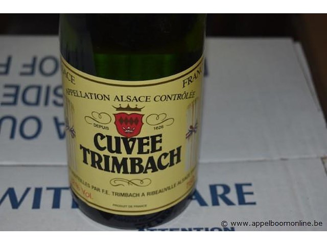 60x fles witte wijn, trimbach, cuvée trimbach, 2013, 75cl - afbeelding 2 van  3