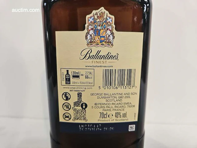 (60x) fles(sen) ballantine's whisky - afbeelding 3 van  4