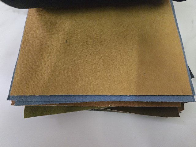 60x lapjes stof leder 30x25cm - afbeelding 3 van  13