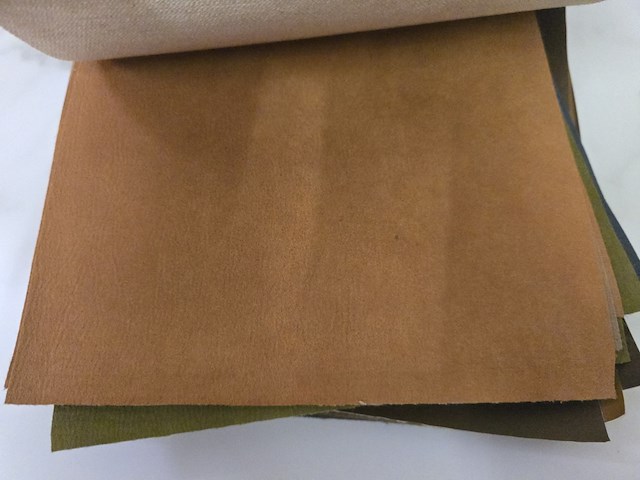 60x lapjes stof leder 30x25cm - afbeelding 6 van  13