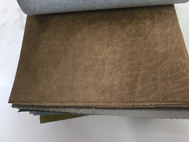 60x lapjes stof leder 30x25cm - afbeelding 12 van  13