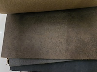 60x lapjes stof leder 30x25cm - afbeelding 3 van  13