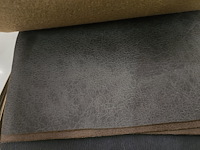 60x lapjes stof leder 30x25cm - afbeelding 4 van  13