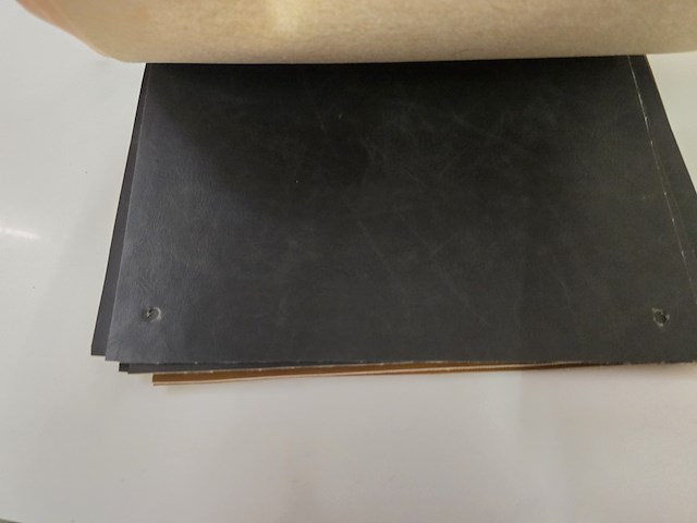 60x lapjes stof leder 30x25cm - afbeelding 7 van  13