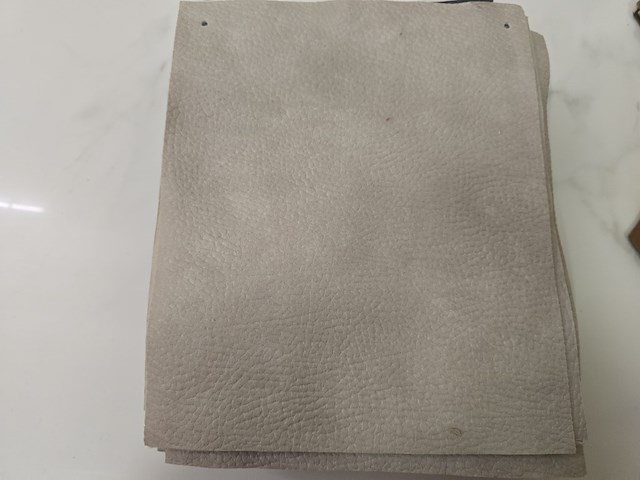 60x lapjes stof leder 30x25cm - afbeelding 11 van  13