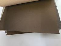 60x lapjes stof leder + stalen 30x25cm - afbeelding 5 van  16