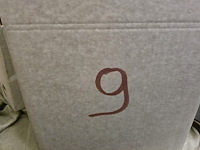 60x lapjes stof leder + stalen 30x25cm - afbeelding 15 van  16