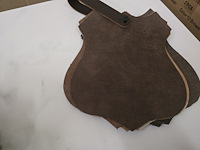 60x lapjes stof leder + stalen 30x25cm - afbeelding 16 van  16