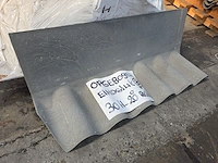 (60x) vezelcement hulpstukken voor golfplaten svk