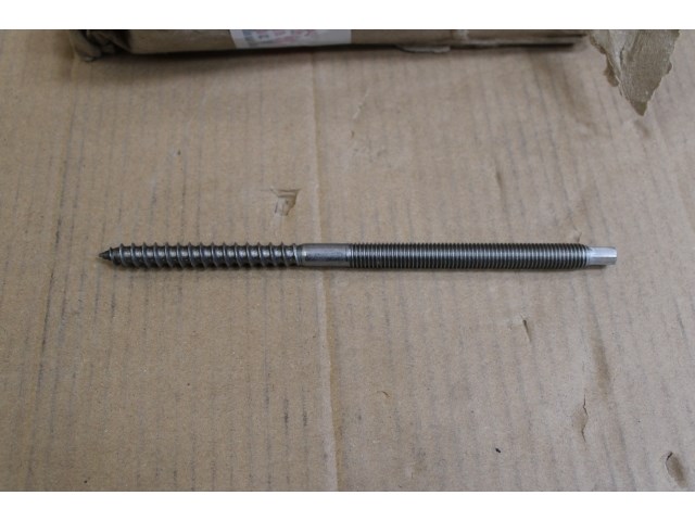 61 x stockschroef voor hout m10 200 mm - afbeelding 2 van  2