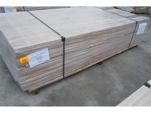 61,29 m² massief eiken parket 15mm - afbeelding 1 van  5