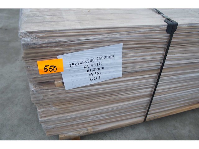 61,29 m² massief eiken parket 15mm - afbeelding 2 van  7