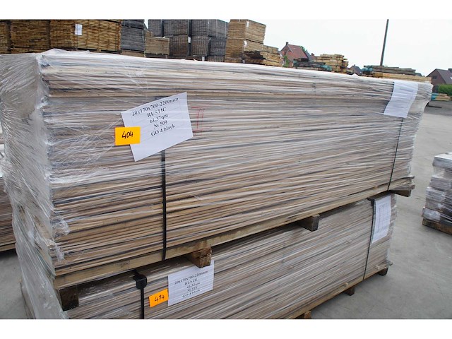 61,37 m² massief eiken parket 20mm graphit oil - afbeelding 7 van  9