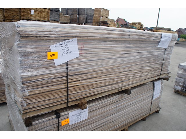 61,37 m² massief eiken parket 20mm graphit oil - afbeelding 7 van  9