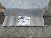 (61x) vezelcement hulpstukken voor golfplaten svk - afbeelding 1 van  2