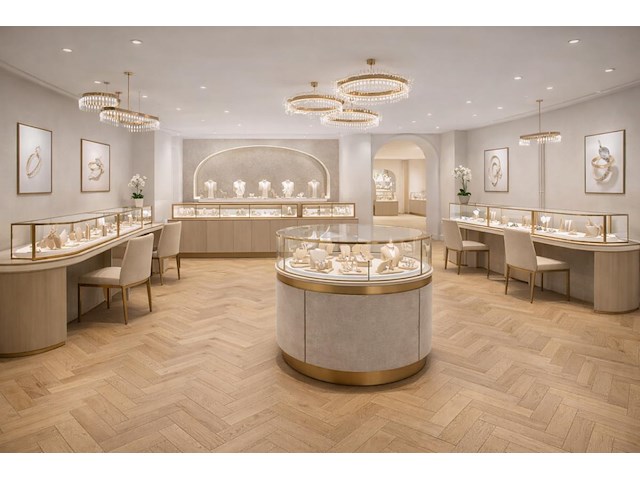 62.93m2 herringbone amande rustic 640x128x7mm - afbeelding 3 van  4