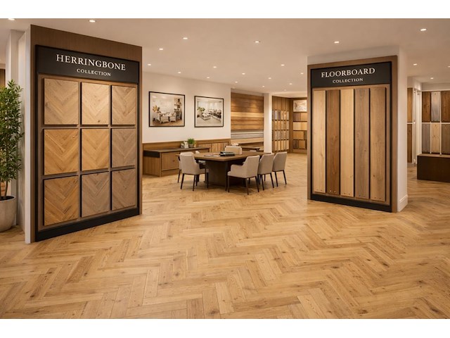 62.93m2 herringbone noisette 640x128x7mm - afbeelding 1 van  4