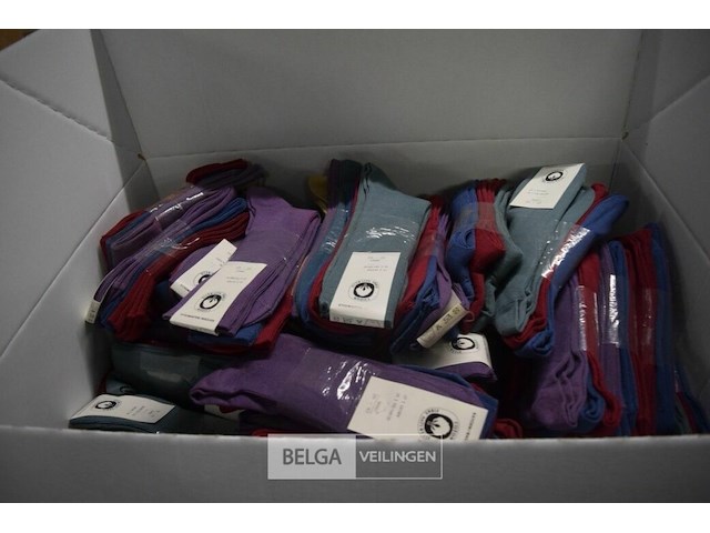 62x3st sokken div. kleuren mt 39/42 - afbeelding 1 van  4