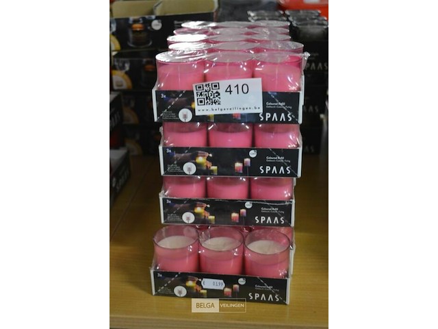 63 spaaskaarsen - afbeelding 2 van  3