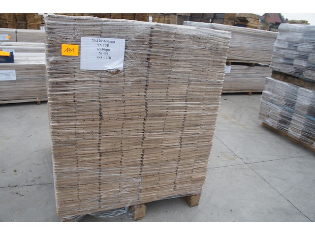 63,40 m² massief eiken visgraat 20mm - afbeelding 6 van  7