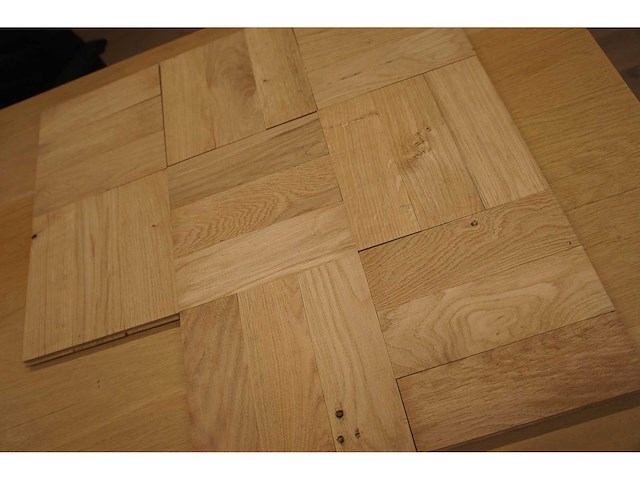 63,44 m² massief eiken visgraatparket 16mm - afbeelding 6 van  10
