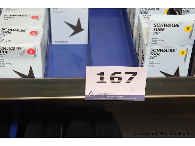 64 fietstubes wo schwalbe in diverse maten - afbeelding 2 van  2