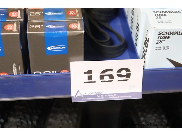 64 fietstubes wo schwalbe in diverse maten - afbeelding 2 van  2