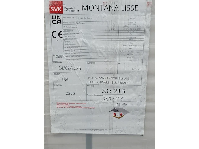 (6410x) vezelcement leien svk montana glad - afbeelding 4 van  5