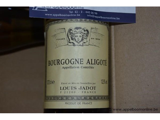 64x fles witte wijn, louis jadot, bourgogne aligoté, 750ml - afbeelding 2 van  3