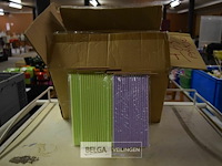 65 pakjes kartonnen rietjes div kleuren - afbeelding 2 van  2