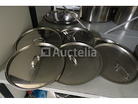 65 roestvrijstalen emmers met deksel - afbeelding 3 van  7