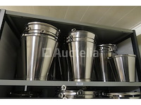 65 roestvrijstalen emmers met deksel - afbeelding 7 van  7