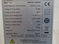 65 x zonnepaneel dmegc 335 g1 60 hsw (21.775 wp) - afbeelding 3 van  3